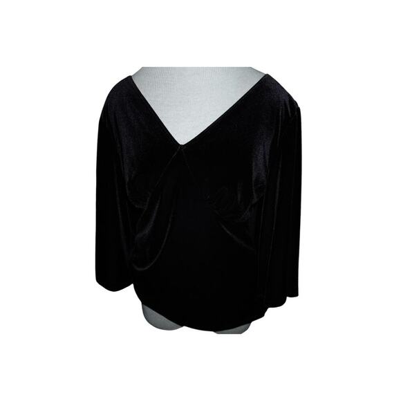 Vintage Coldwater Creek Velvet Drape Top – Made in USA – Y2K Glam, Size M - Picture 1 of 12